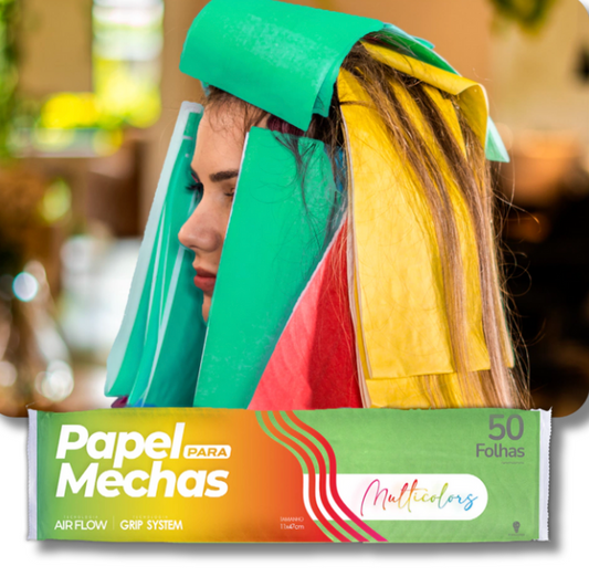 MEHRFARBIGE PAPIERE (grüne Farbe) - 50 Blatt