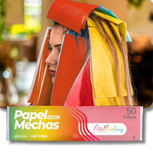 MEHRFARBIGE PAPIERE (rote Farbe) - 50 Blatt
